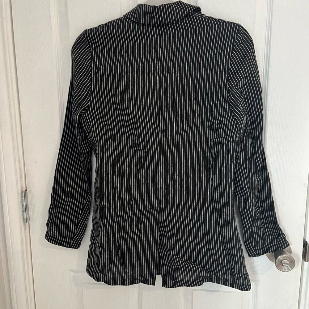 Neu Nomads NWT Black Striped Karlie Women's jacket size XS - Picture 8 of 9